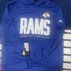 New Era Blue Los Angeles Rams Hoodie